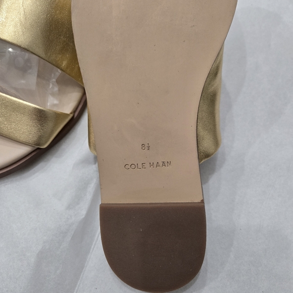 Cole Haan flat slip-on sandals SZ 8.5 - Picture 7 of 10